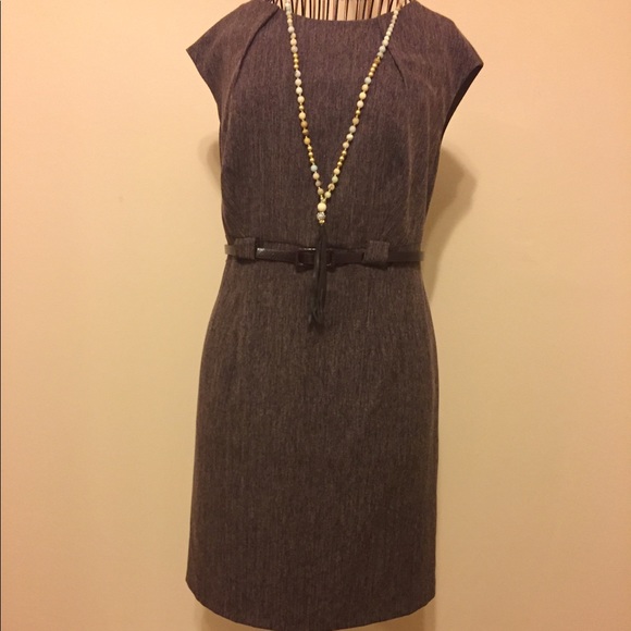 Career Dress (Brown) - Picture 1 of 5